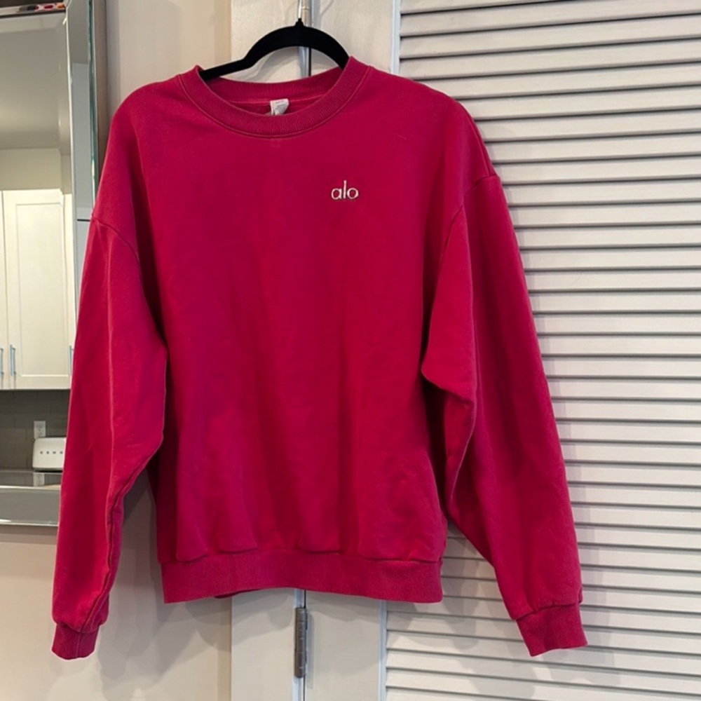 Alo Hot Pink Sweatshirt